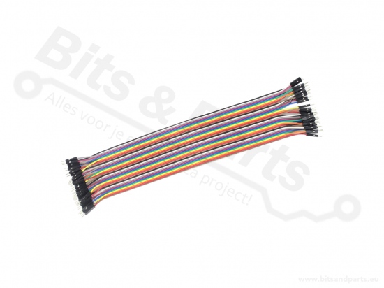 Breadboard jumper cables Dupont 30cm male/male 40PCS
